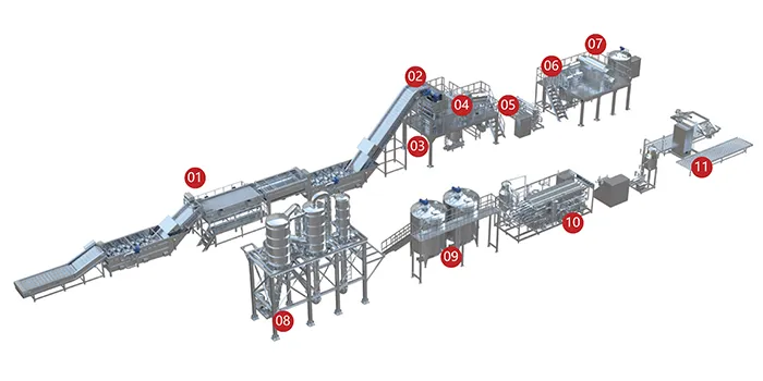 Stone Fruit Processing Line